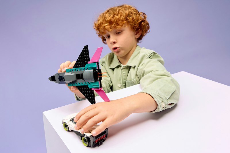 Lego® Jet contro Auto sportiva 60489