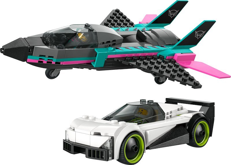Lego® Jet contro Auto sportiva 60489