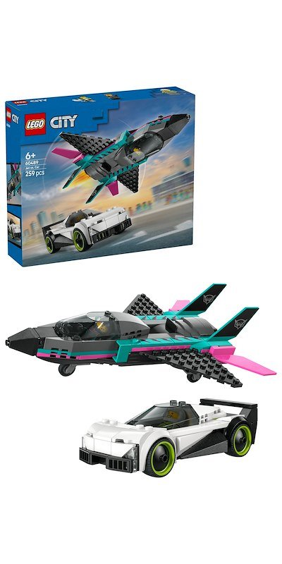 Lego® Jet contro Auto sportiva 60489