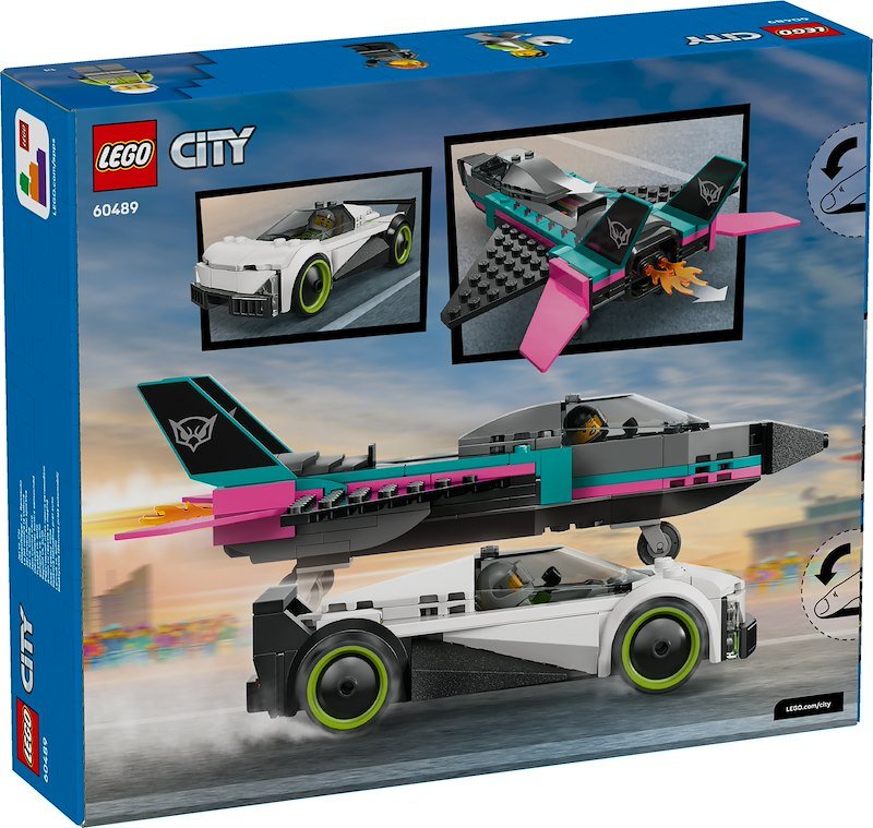 Lego® Jet contro Auto sportiva 60489