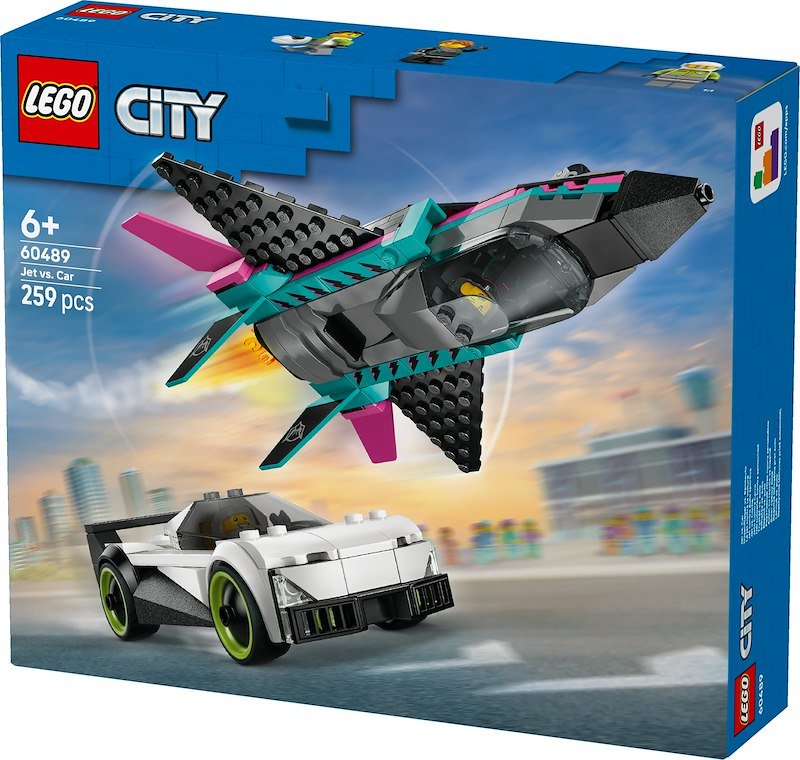 Lego® Jet contro Auto sportiva 60489