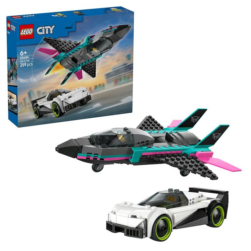 Lego® Jet contro Auto sportiva 60489