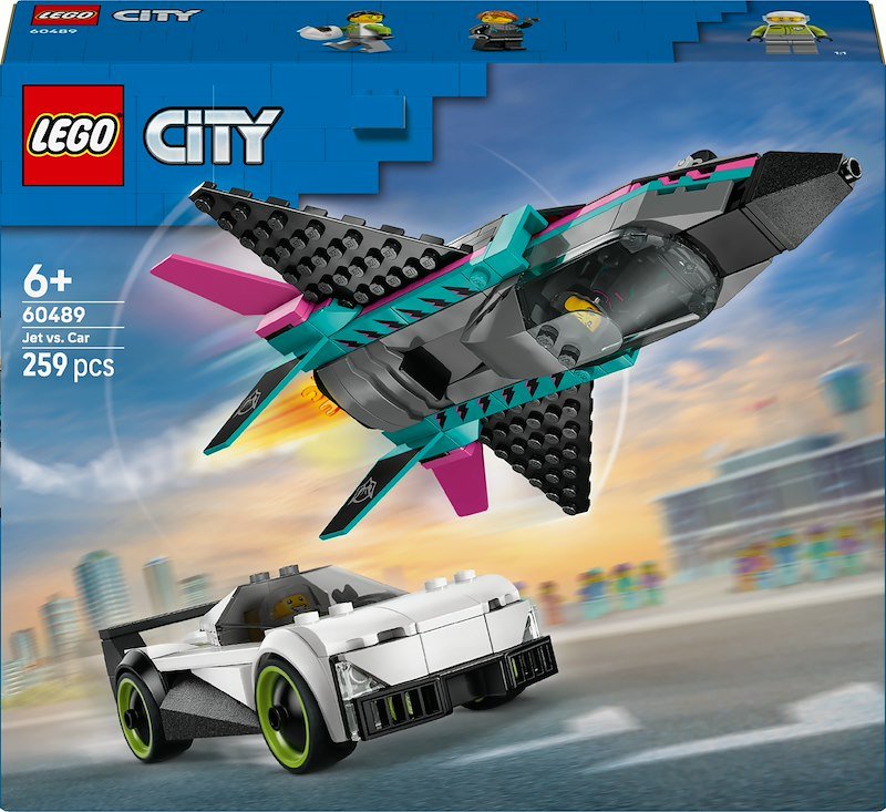 Lego® Jet contro Auto sportiva 60489
