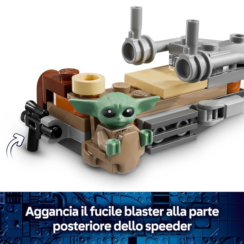 Lego® Star Wars Speeder Bike™ del Mandaloriano e di Grogu 75436