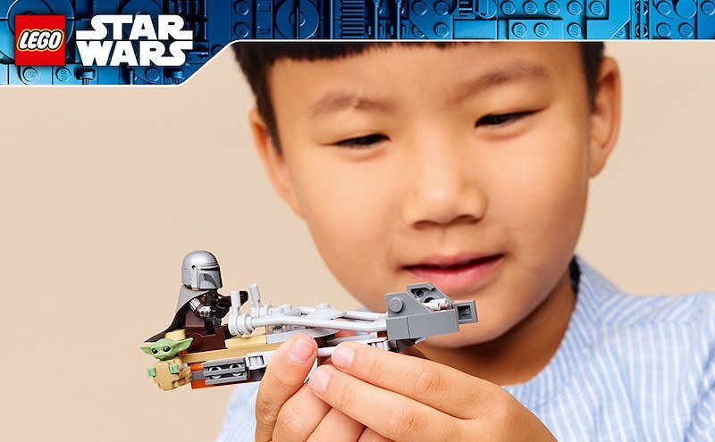 Lego® Star Wars Speeder Bike™ del Mandaloriano e di Grogu 75436