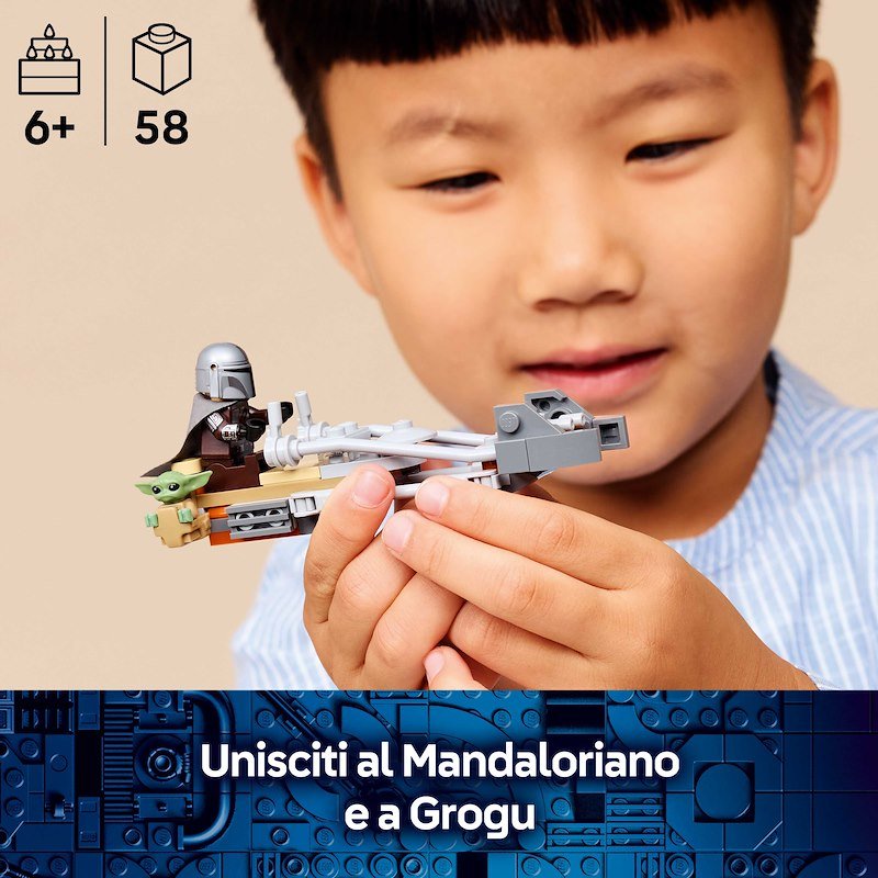 Lego® Star Wars Speeder Bike™ del Mandaloriano e di Grogu 75436