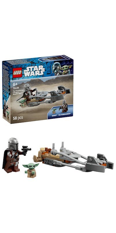 Lego® Star Wars Speeder Bike™ del Mandaloriano e di Grogu 75436
