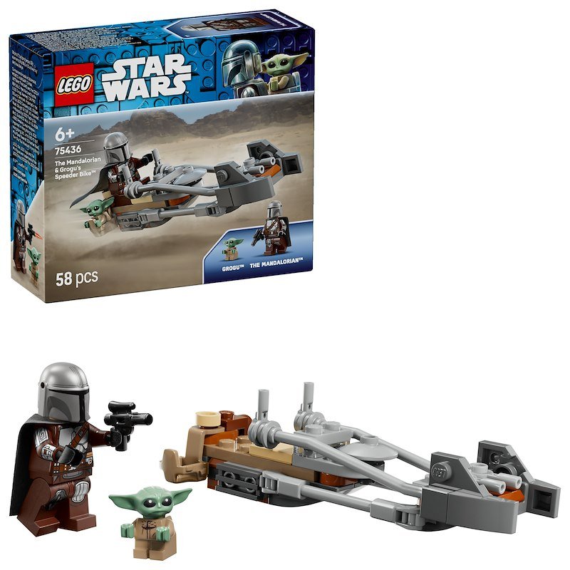 Lego® Star Wars Speeder Bike™ del Mandaloriano e di Grogu 75436