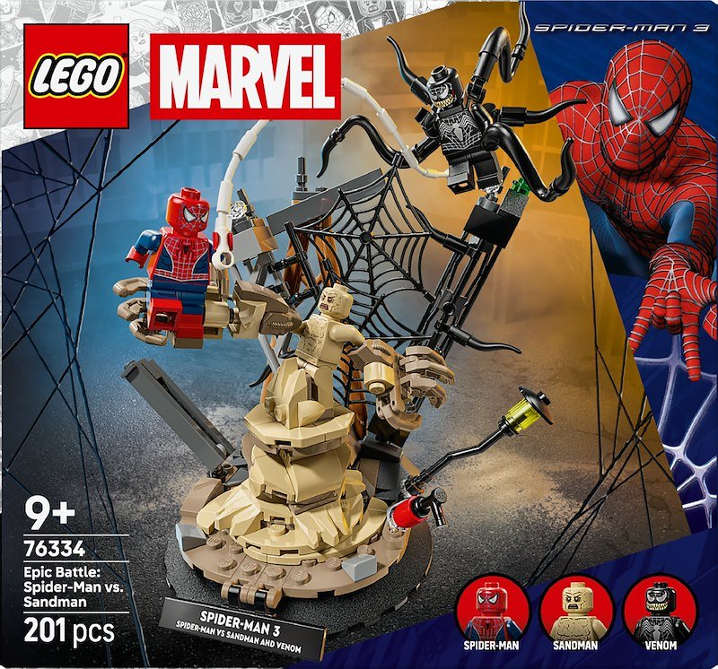 Lego Battaglia epica: Spider-Man vs. Sandman 76334