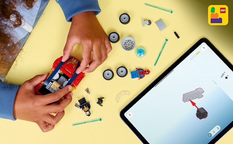 Lego Auto di Spider-Man vs. Venomized Wolverine 76336