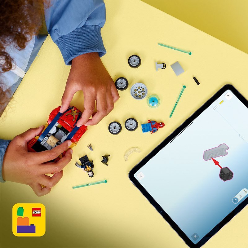 Lego Auto di Spider-Man vs. Venomized Wolverine 76336