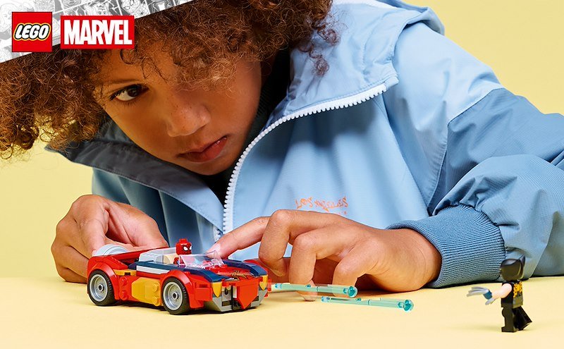 Lego Auto di Spider-Man vs. Venomized Wolverine 76336