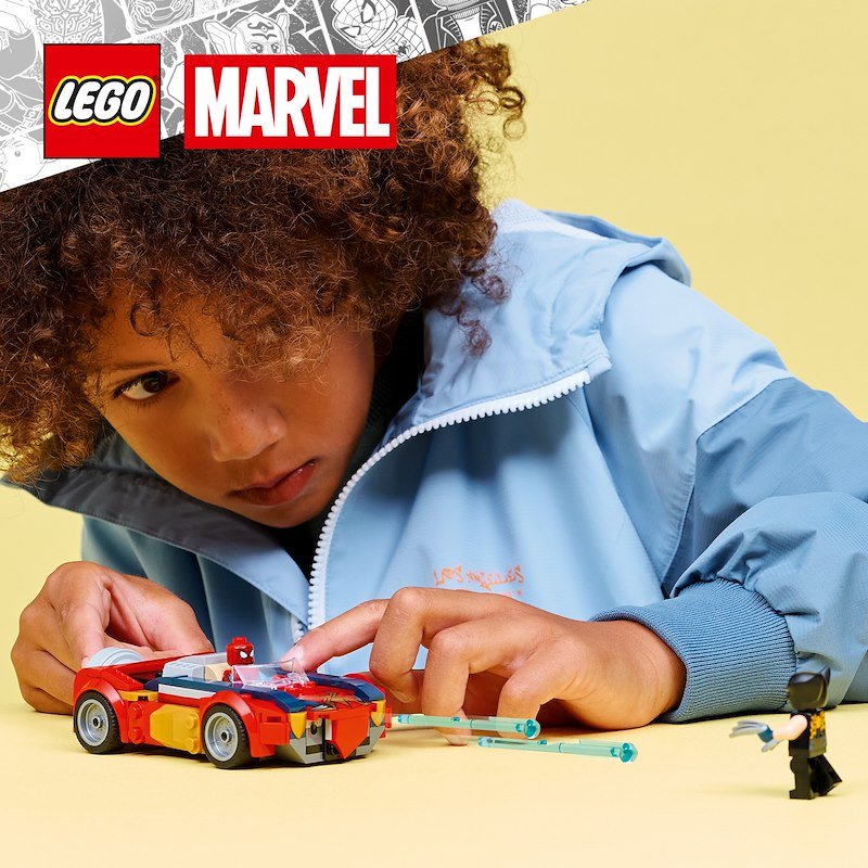 Lego Auto di Spider-Man vs. Venomized Wolverine 76336