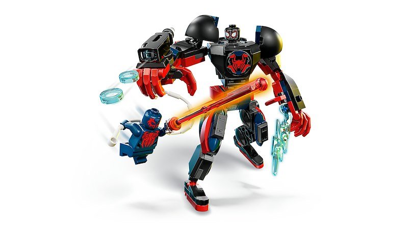 Lego Mech di Miles Morales vs. Spider-Man 2099 76337