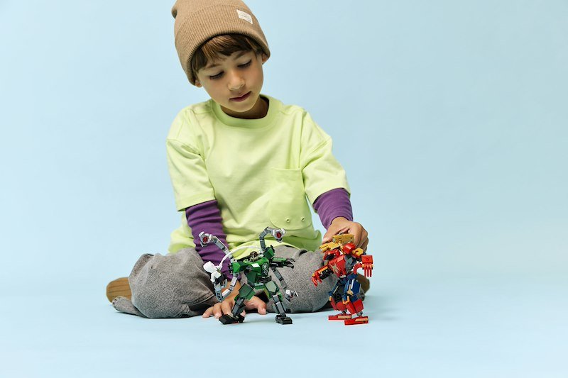 Lego Battaglia mech: Spider-Man vs. Doc Ock 76338