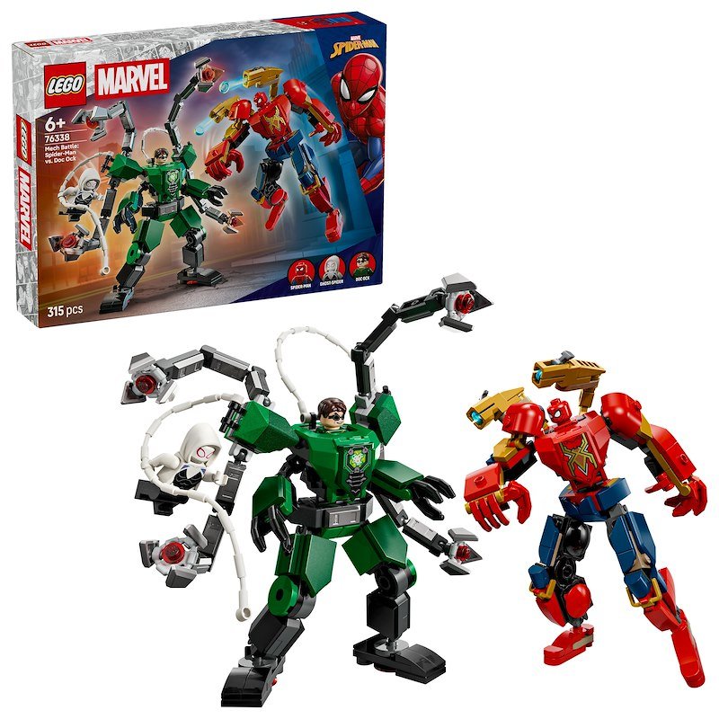Lego Battaglia mech: Spider-Man vs. Doc Ock 76338