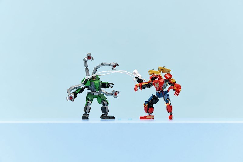 Lego Battaglia mech: Spider-Man vs. Doc Ock 76338