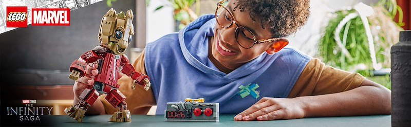 Lego Groot in tuta da Ravager 76341