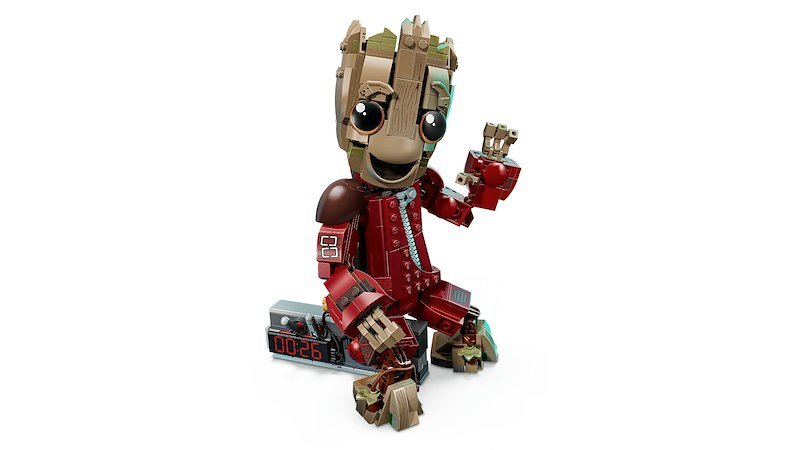 Lego Groot in tuta da Ravager 76341