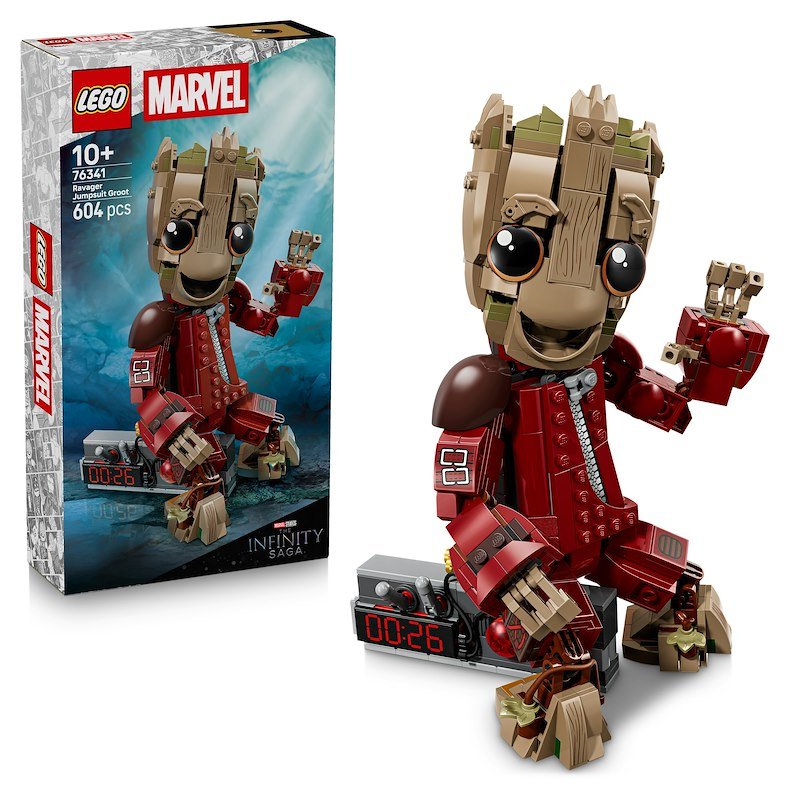 Lego Groot in tuta da Ravager 76341