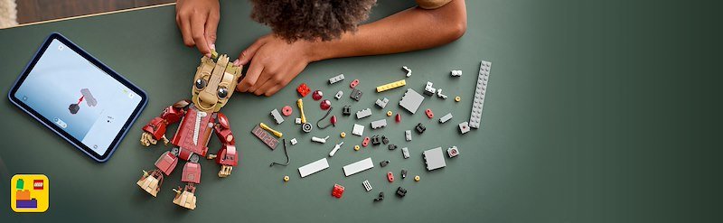 Lego Groot in tuta da Ravager 76341