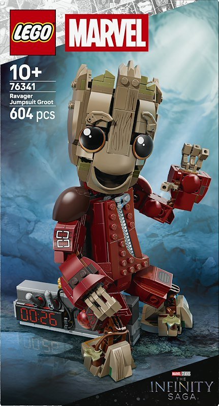 Lego Groot in tuta da Ravager 76341