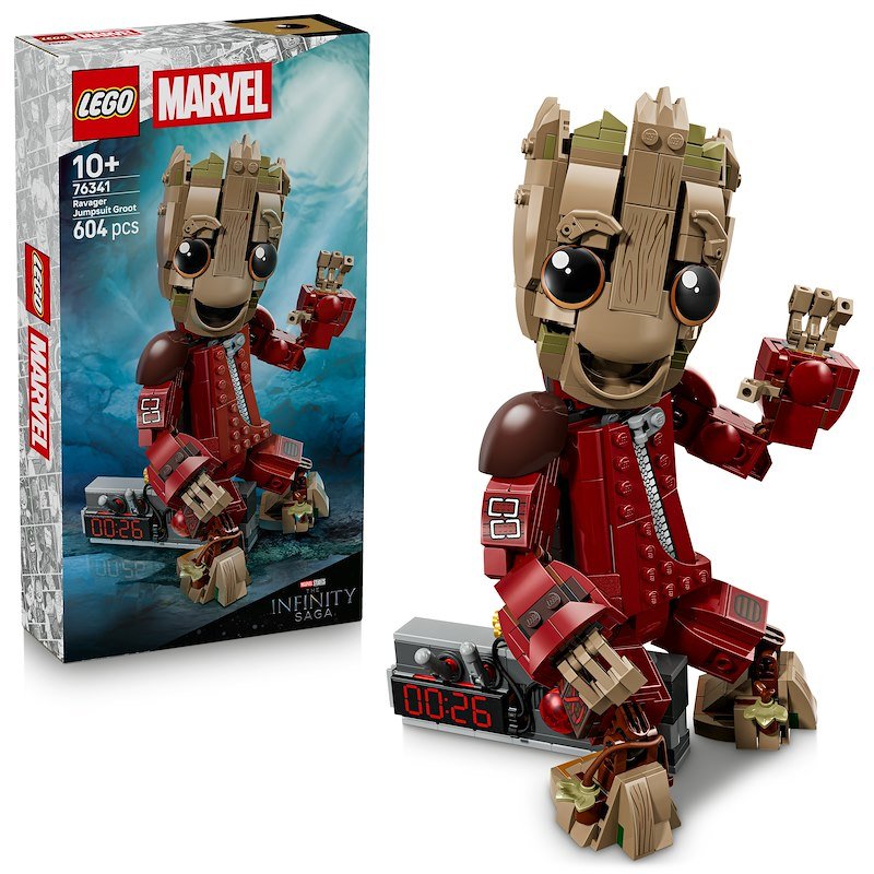 Lego Groot in tuta da Ravager 76341