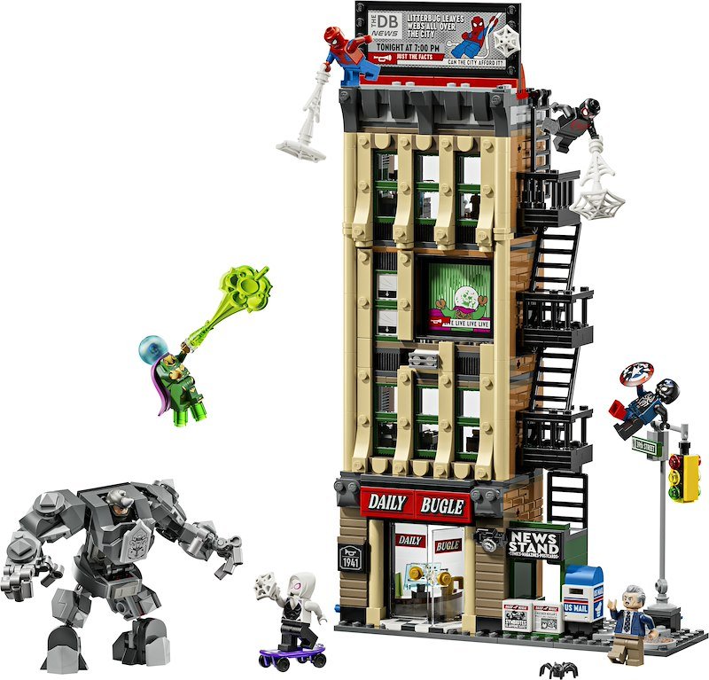 Lego Spider-Man vs. Mysterio: il Daily Bugle 76342