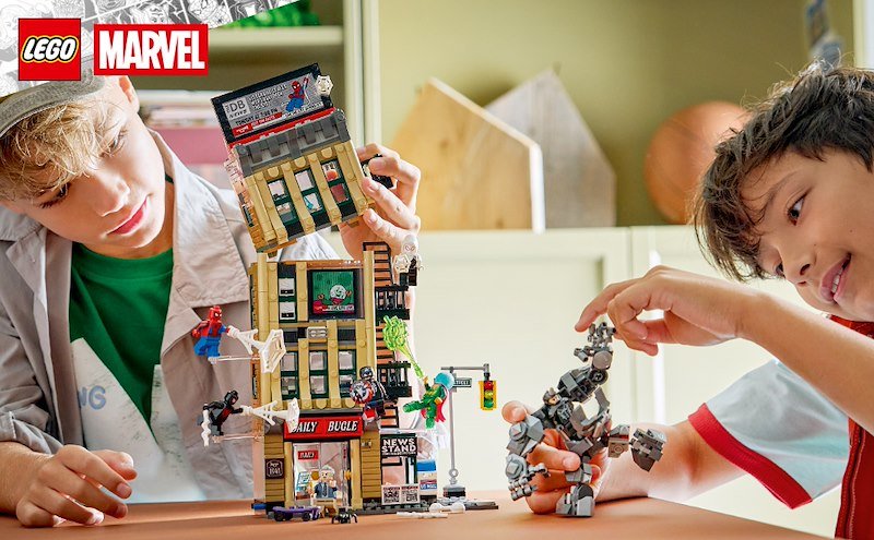 Lego Spider-Man vs. Mysterio: il Daily Bugle 76342