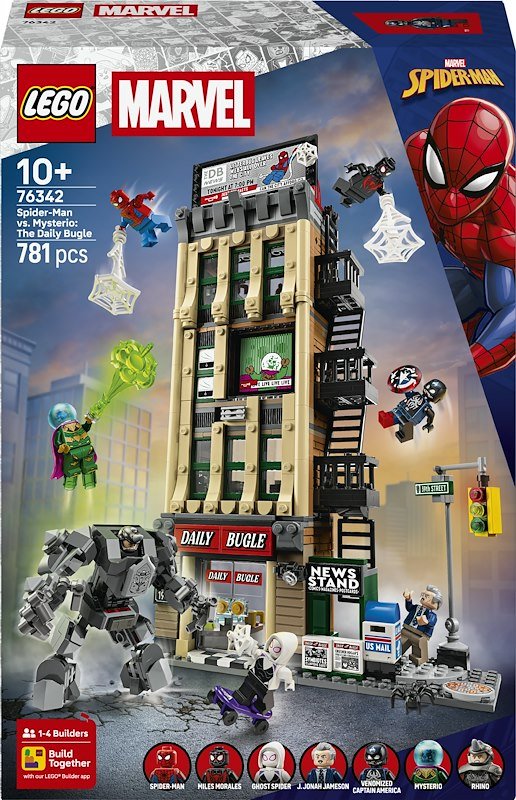 Lego Spider-Man vs. Mysterio: il Daily Bugle 76342