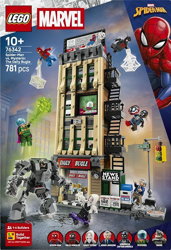 Lego Spider-Man vs. Mysterio: il Daily Bugle 76342