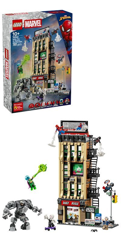 Lego Spider-Man vs. Mysterio: il Daily Bugle 76342