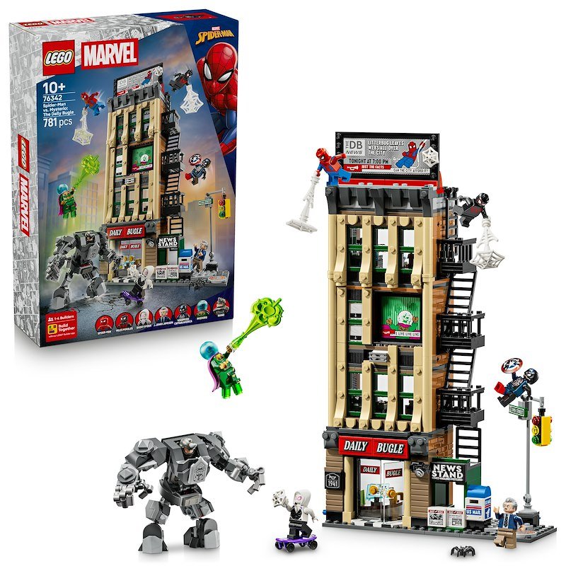 Lego Spider-Man vs. Mysterio: il Daily Bugle 76342
