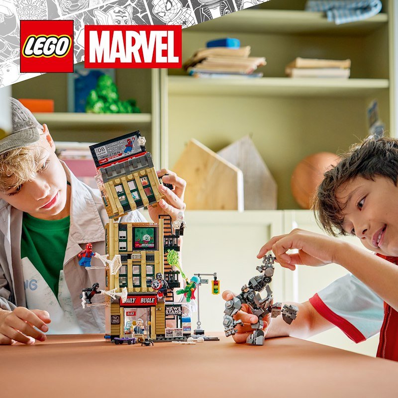 Lego Spider-Man vs. Mysterio: il Daily Bugle 76342