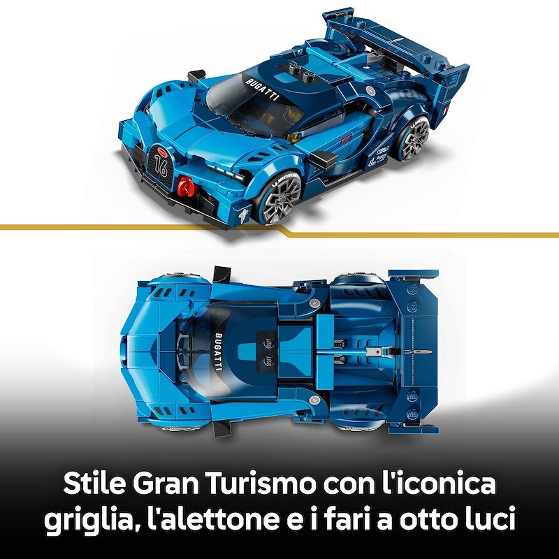 Lego Speed Champions Super auto sportiva Bugatti Vision GT 77253
