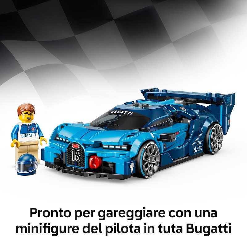 Lego Speed Champions Super auto sportiva Bugatti Vision GT 77253
