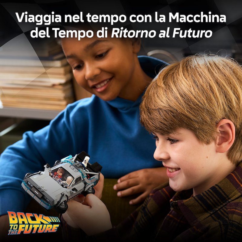 Lego Speed Champions Macchina del tempo di Ritorno al futuro 77256