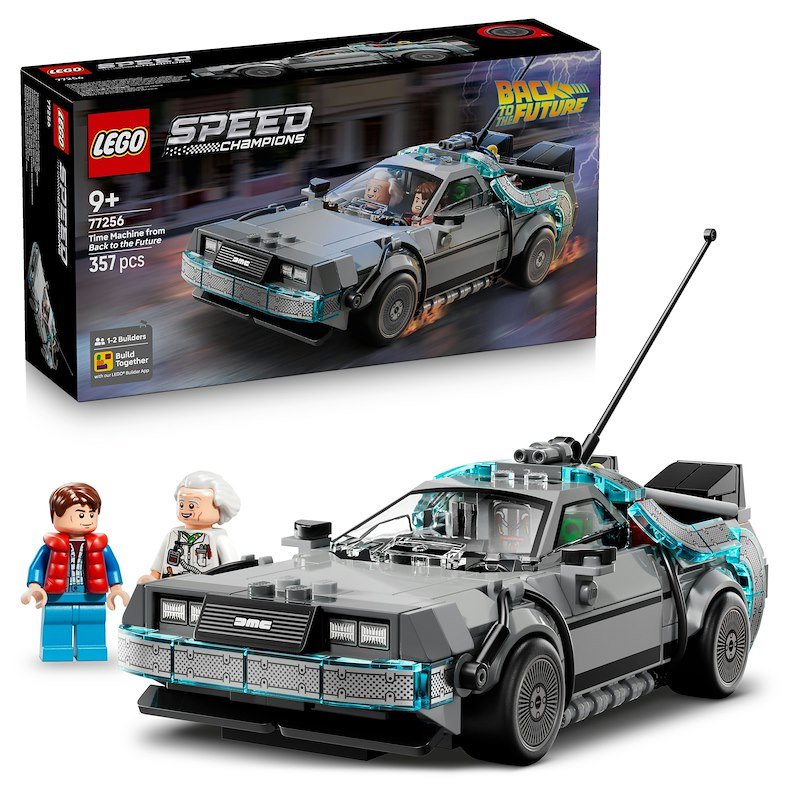 Lego Speed Champions Macchina del tempo di Ritorno al futuro 77256