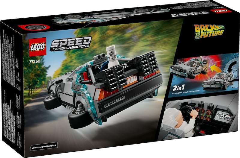 Lego Speed Champions Macchina del tempo di Ritorno al futuro 77256