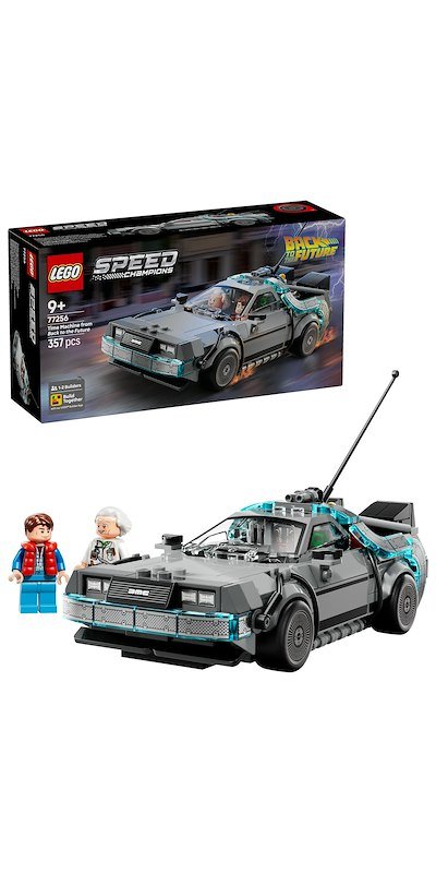 Lego Speed Champions Macchina del tempo di Ritorno al futuro 77256