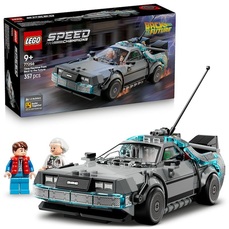 Lego Speed Champions Macchina del tempo di Ritorno al futuro 77256