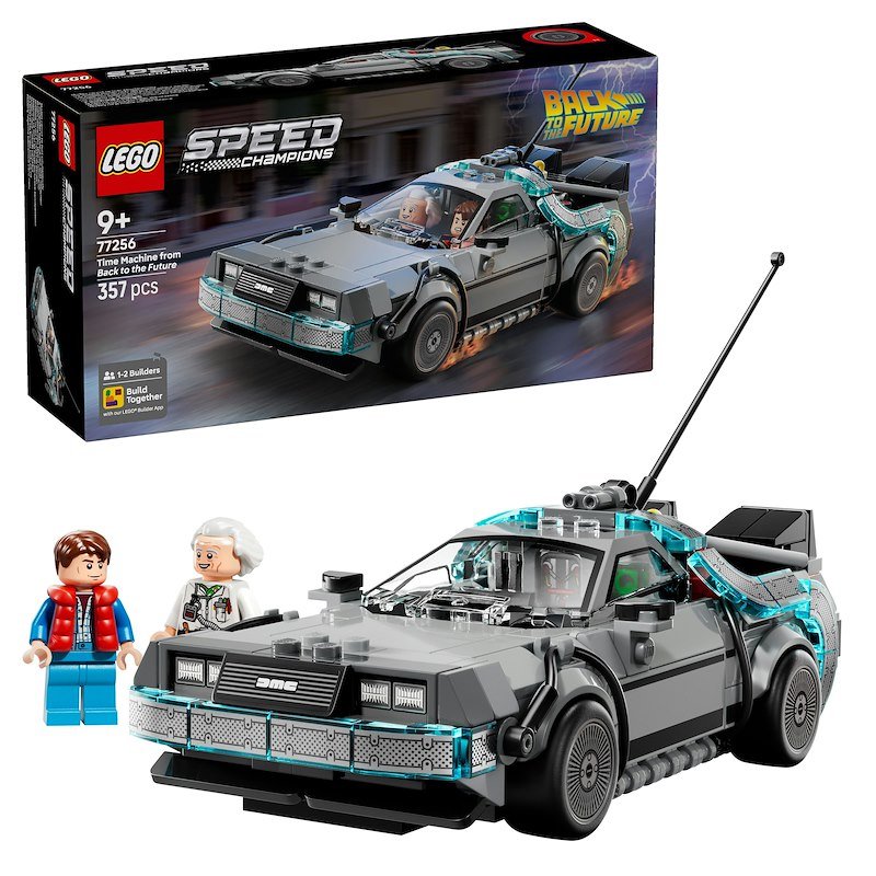 Lego Speed Champions Macchina del tempo di Ritorno al futuro 77256