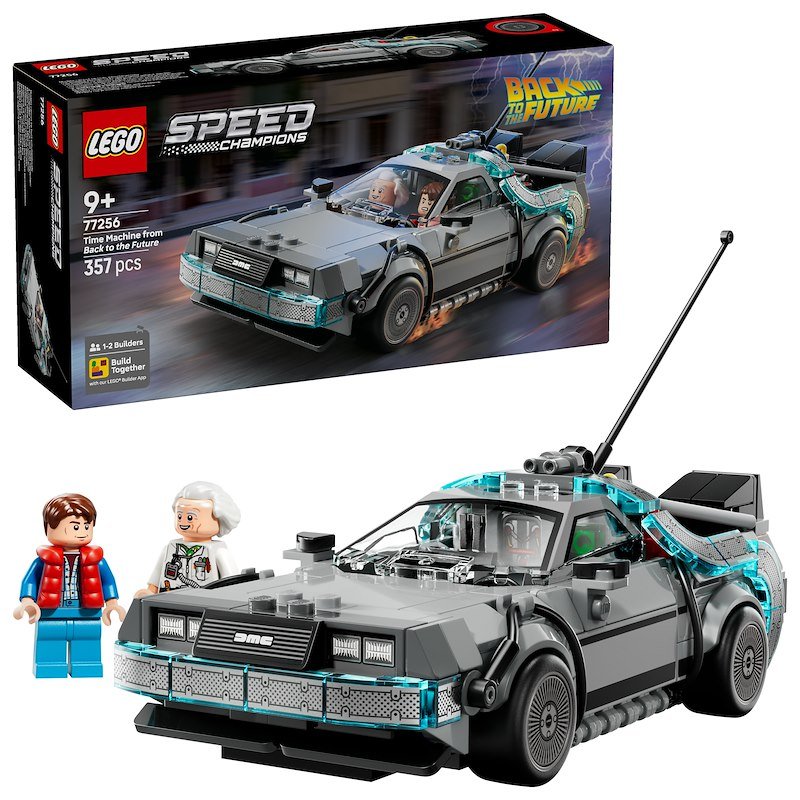 Lego Speed Champions Macchina del tempo di Ritorno al futuro 77256