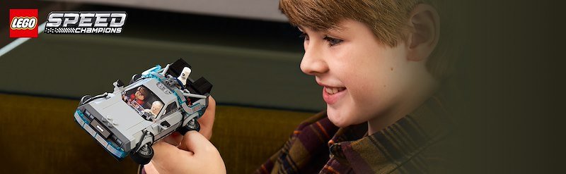 Lego Speed Champions Macchina del tempo di Ritorno al futuro 77256