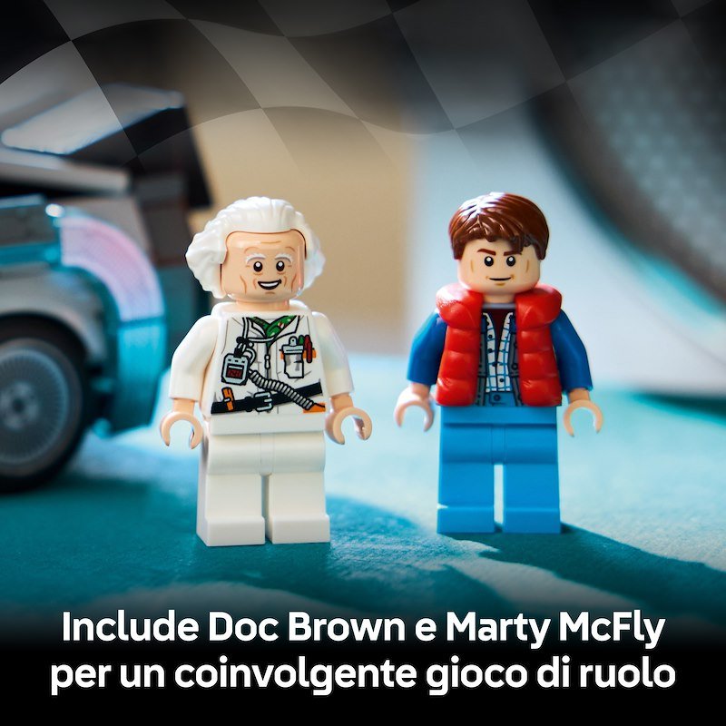 Lego Speed Champions Macchina del tempo di Ritorno al futuro 77256