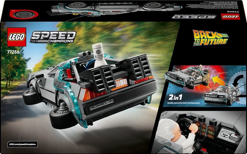 Lego Speed Champions Macchina del tempo di Ritorno al futuro 77256