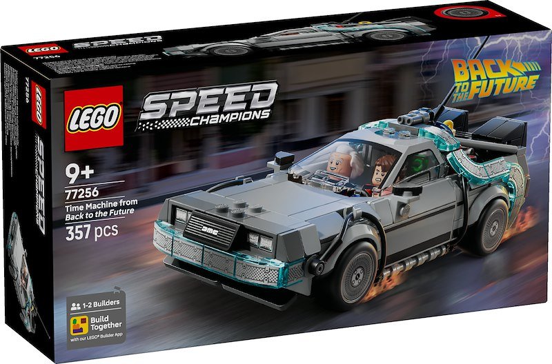 Lego Speed Champions Macchina del tempo di Ritorno al futuro 77256