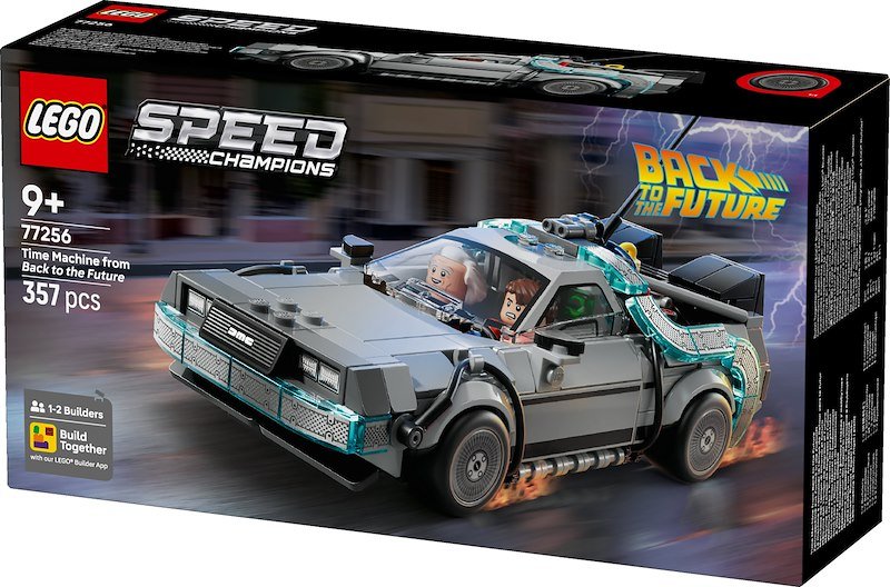Lego Speed Champions Macchina del tempo di Ritorno al futuro 77256