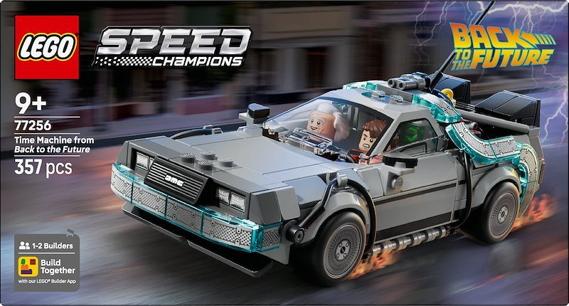 Lego Speed Champions Macchina del tempo di Ritorno al futuro 77256