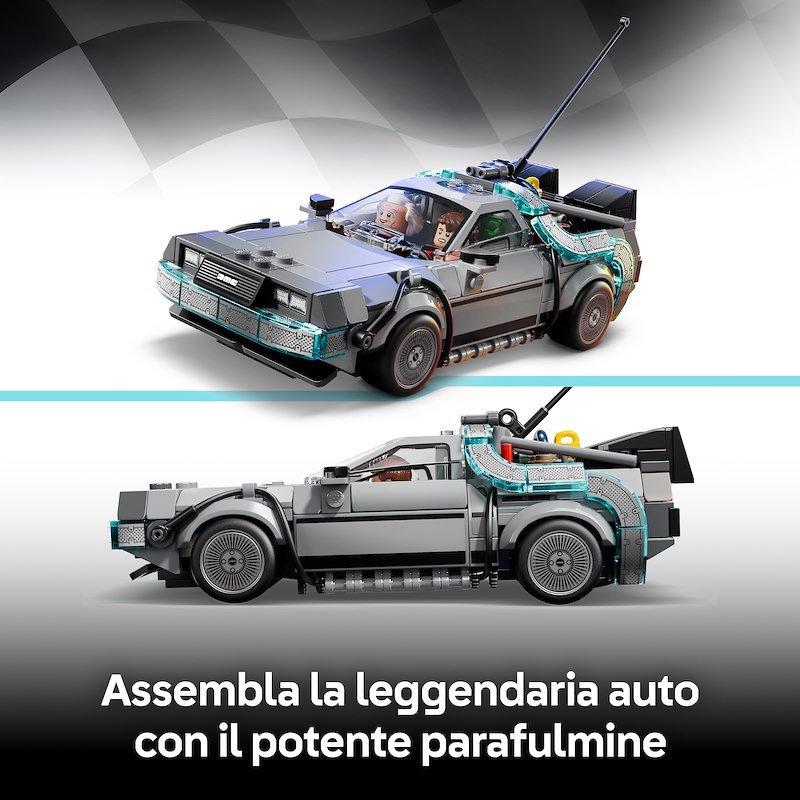 Lego Speed Champions Macchina del tempo di Ritorno al futuro 77256